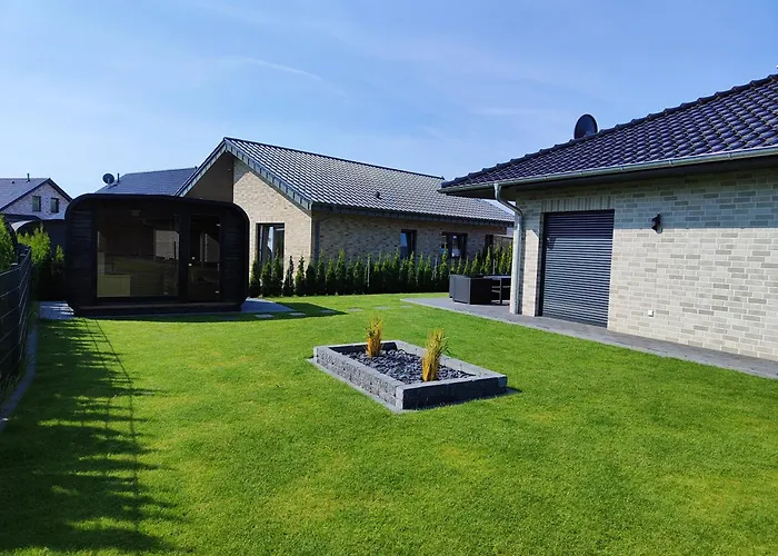 Ferienhaus Devilina Mit Sauna Am Harkebruegger See
